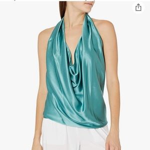 Ramy Brook Women's jade Harriet Multi-way Top, Plain Pattern